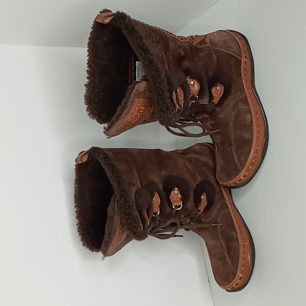 The North Face Women's Brown Waterproof/Insulated Suede Boots - 8.5 - Picture 3 of 12